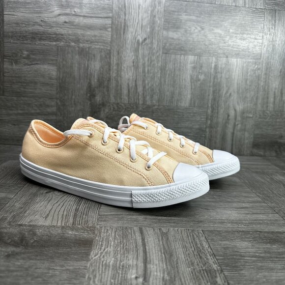 Converse All Star Women's size 7 Peach Canvas Casual Shoes - Picture 3 of 6